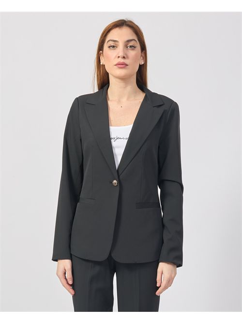 Yes Zee women's single-breasted jacket in technical fabric YES ZEE | G431-KE000801